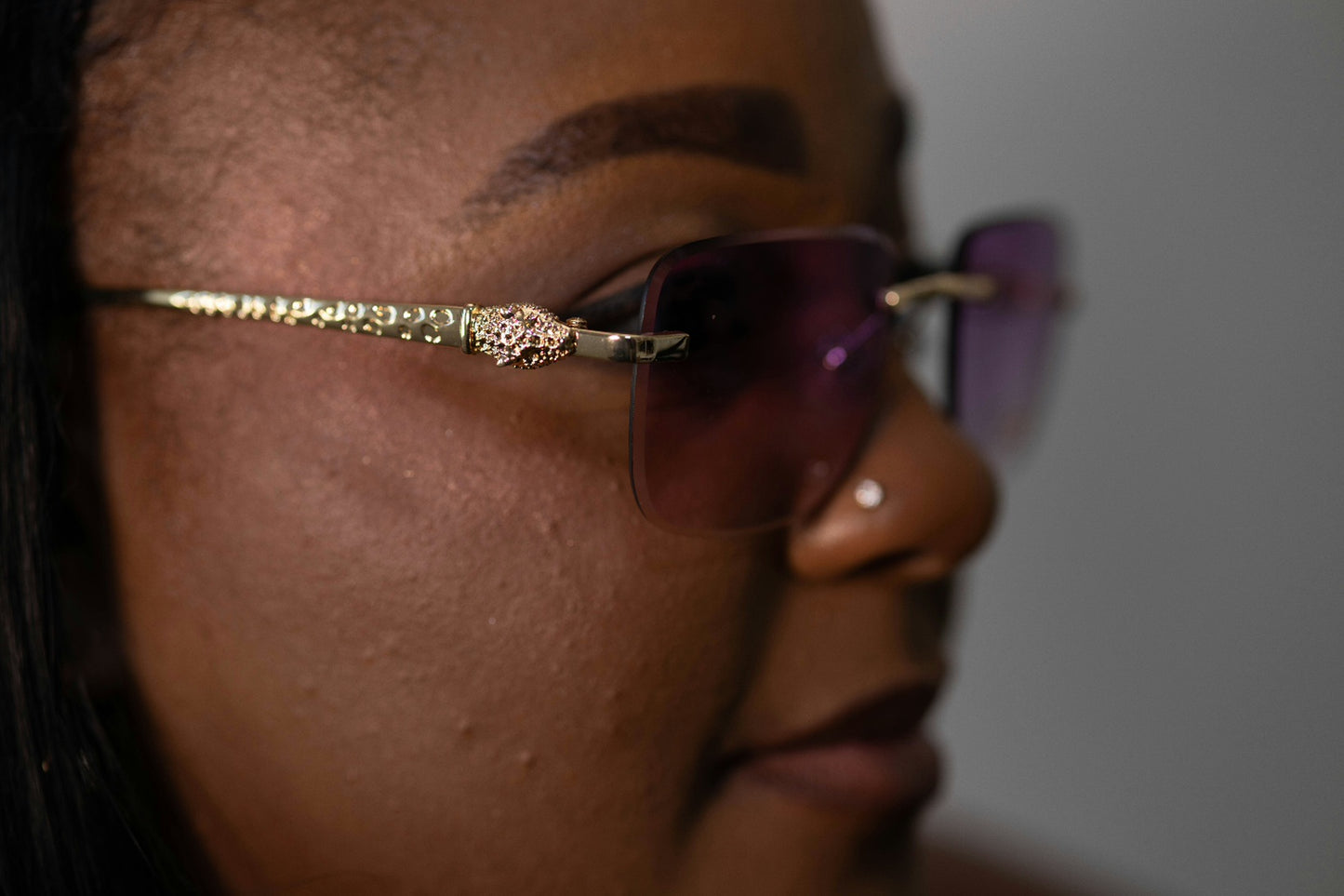 Empower Glow  Rectangle Sunglasses